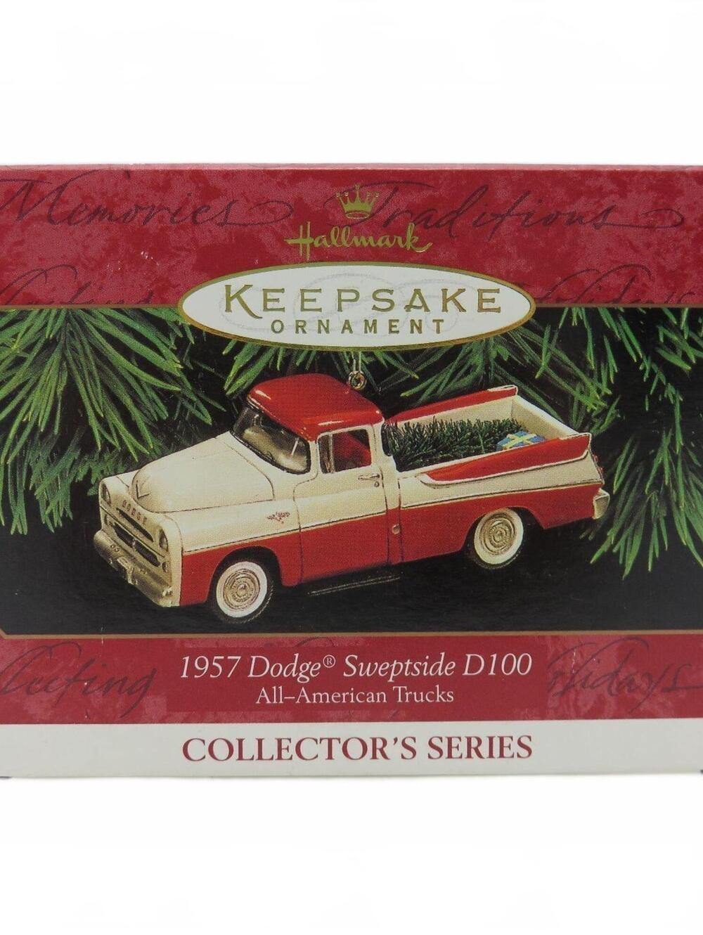 Hallmark Christmas Keepsake Ornament 1957 Dodge Sweptside D100 1997